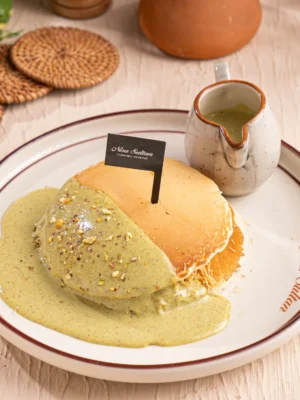 PISTACHIO PANCAKES